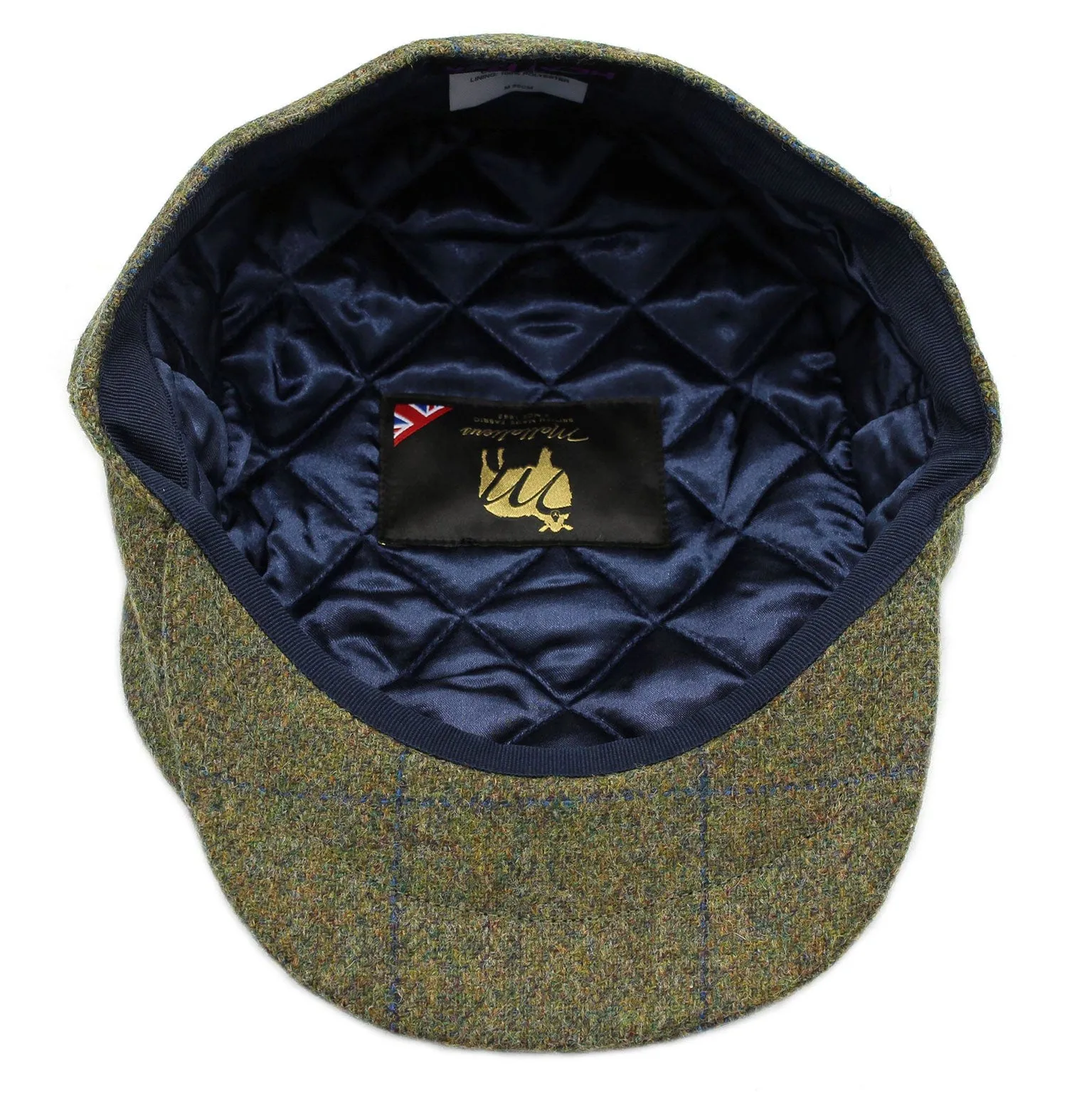 Accessoires Heather Hüte Heather Maxwell Tweed Bond Cap | Navy Overcheck
