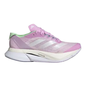Adidas Adizero Boston 12 Damen Wohlfühl-Lila Metallisches Grün Funkeln