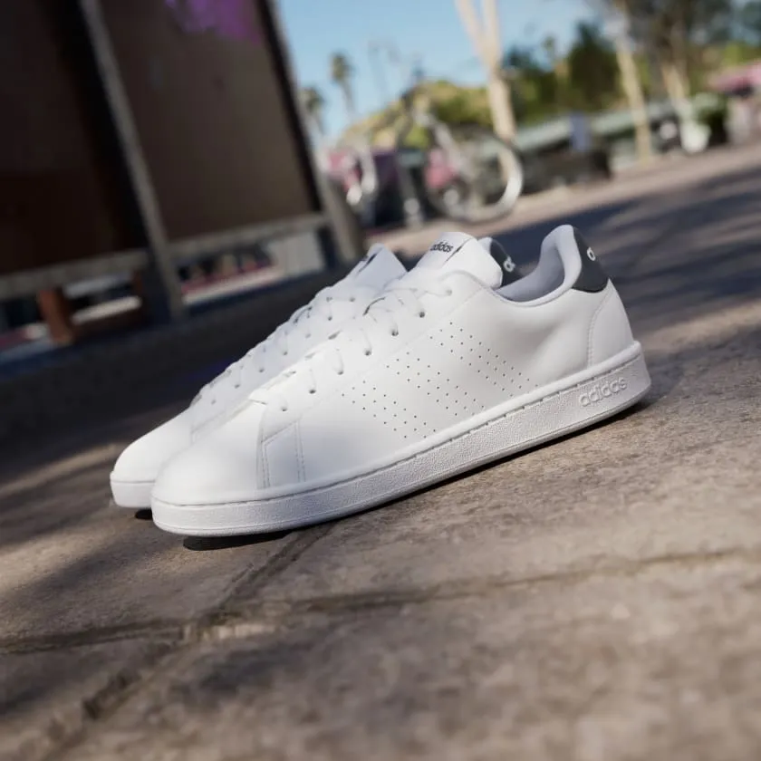 ADIDAS HERREN ADVANTAGE WEIß/TINTE SNEAKER SCHUH