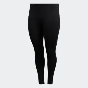 adidas Damen Believe This Unifarbene 7/8-Leggings (Plus Size)