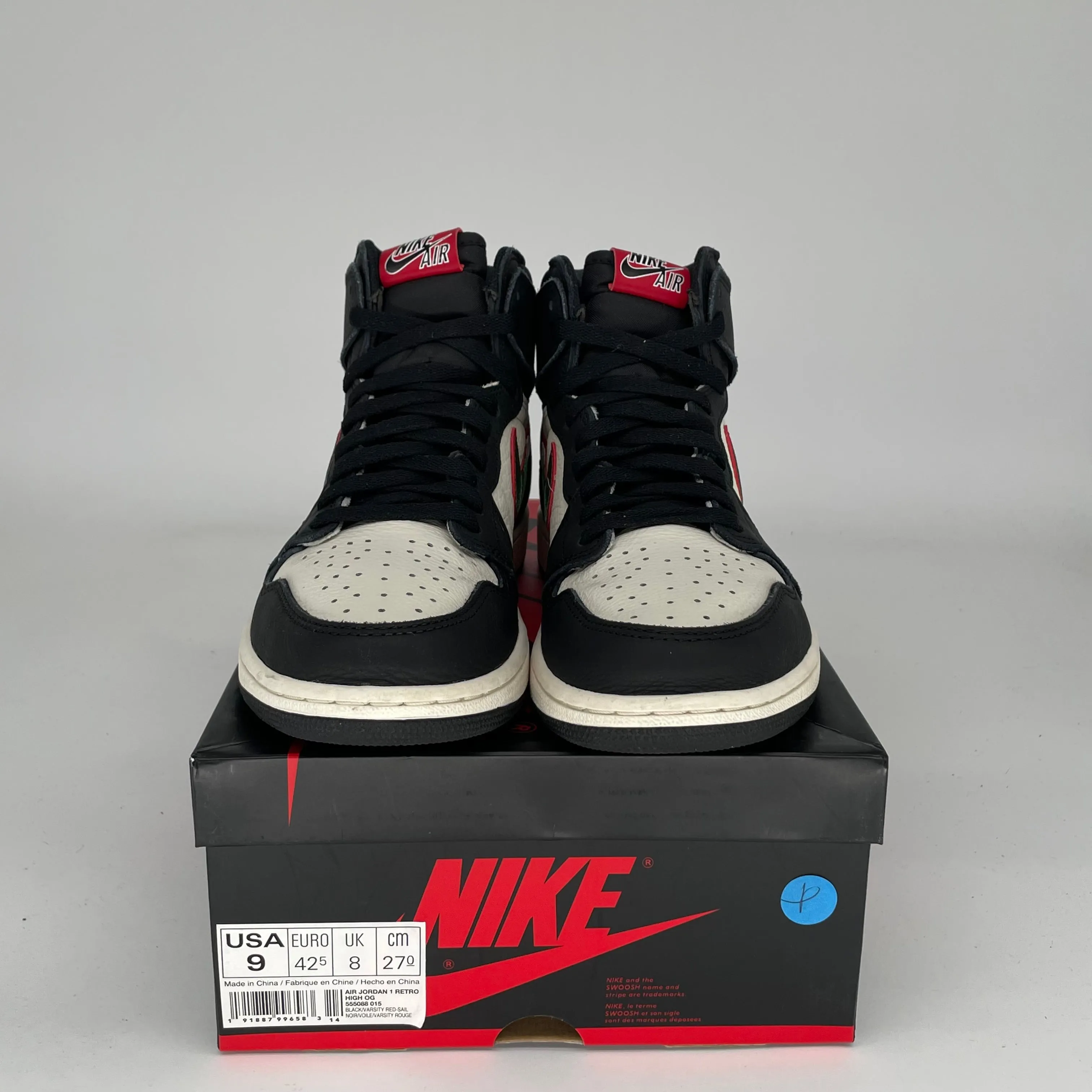 AIR JORDAN 1 SPORTS ILLUSTRATED GRÖSSE 9 555088-015