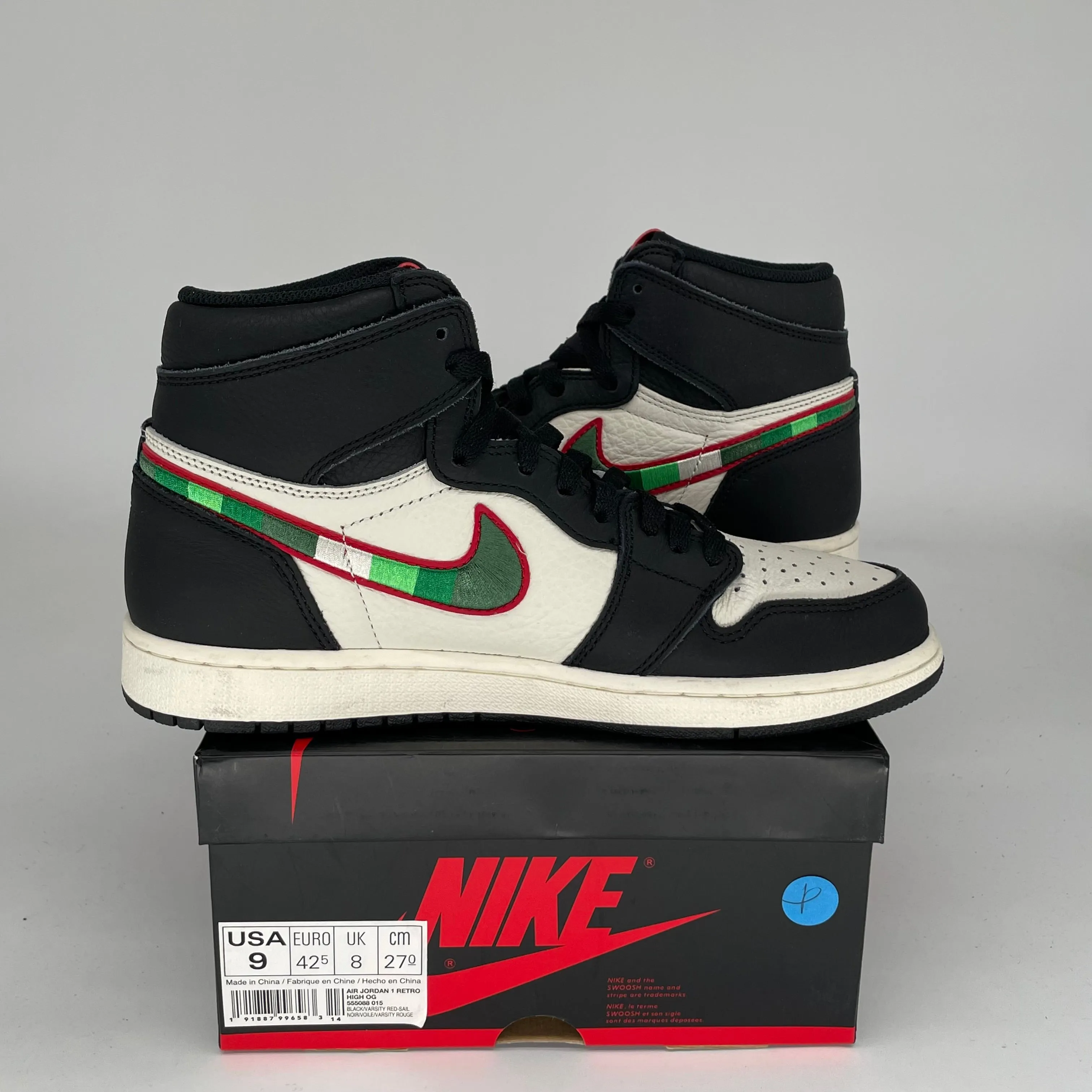 AIR JORDAN 1 SPORTS ILLUSTRATED GRÖSSE 9 555088-015