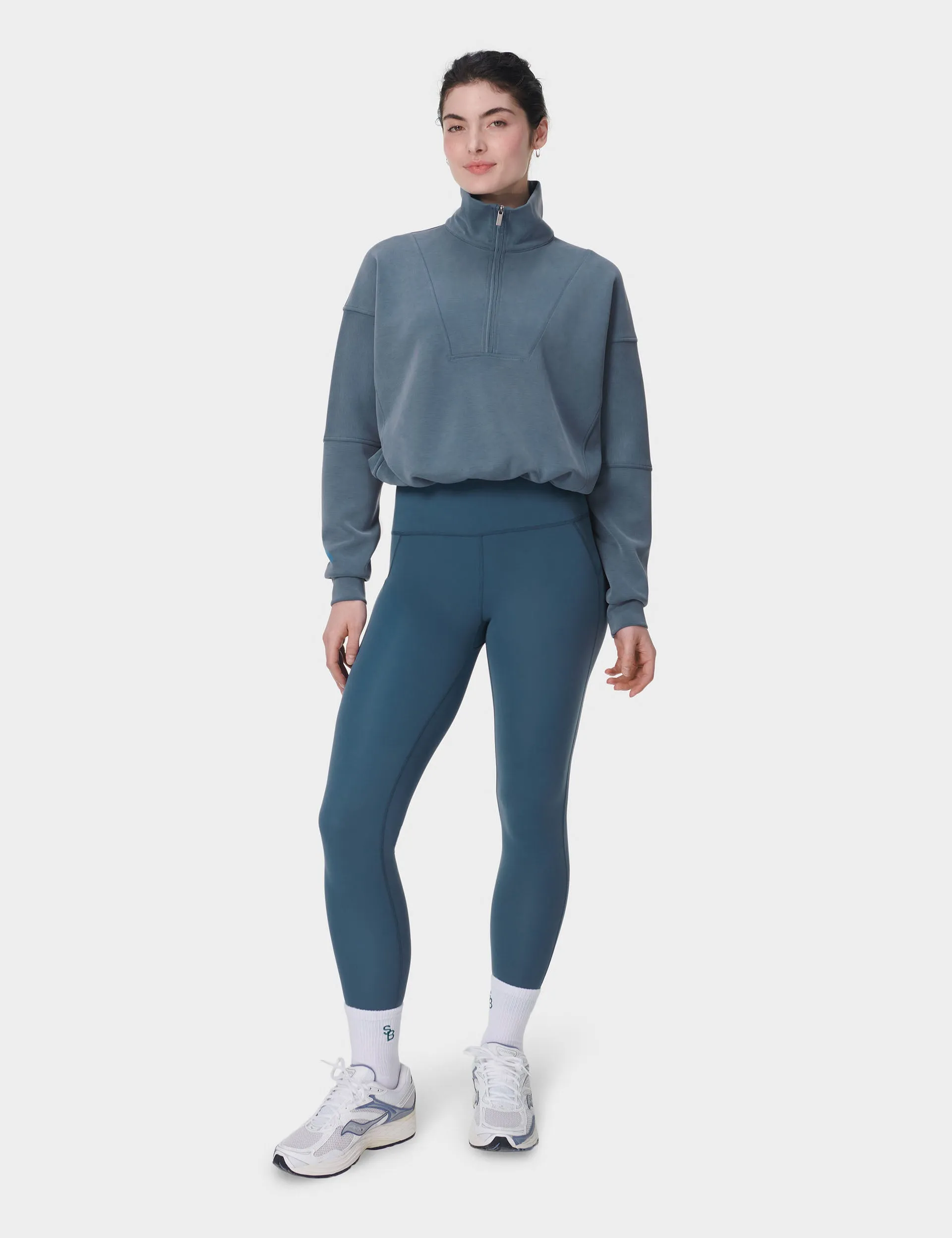All Day 7/8 Leggings - Gedämpftes Blau