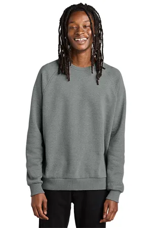 Allmade Herren CVC Fleece Crewneck Sweatshirt - Heather Aluminiumgrau