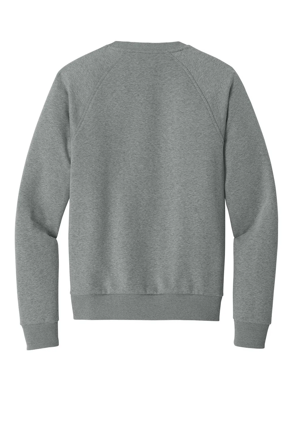 Allmade Herren CVC Fleece Crewneck Sweatshirt - Heather Aluminiumgrau