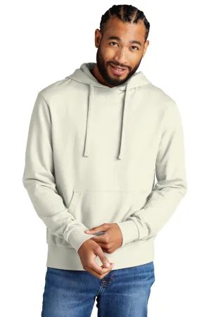 Allmade Herren Bio-French-Terry Kapuzenpullover mit Kangaroo-Tasche - Weißer Sand
