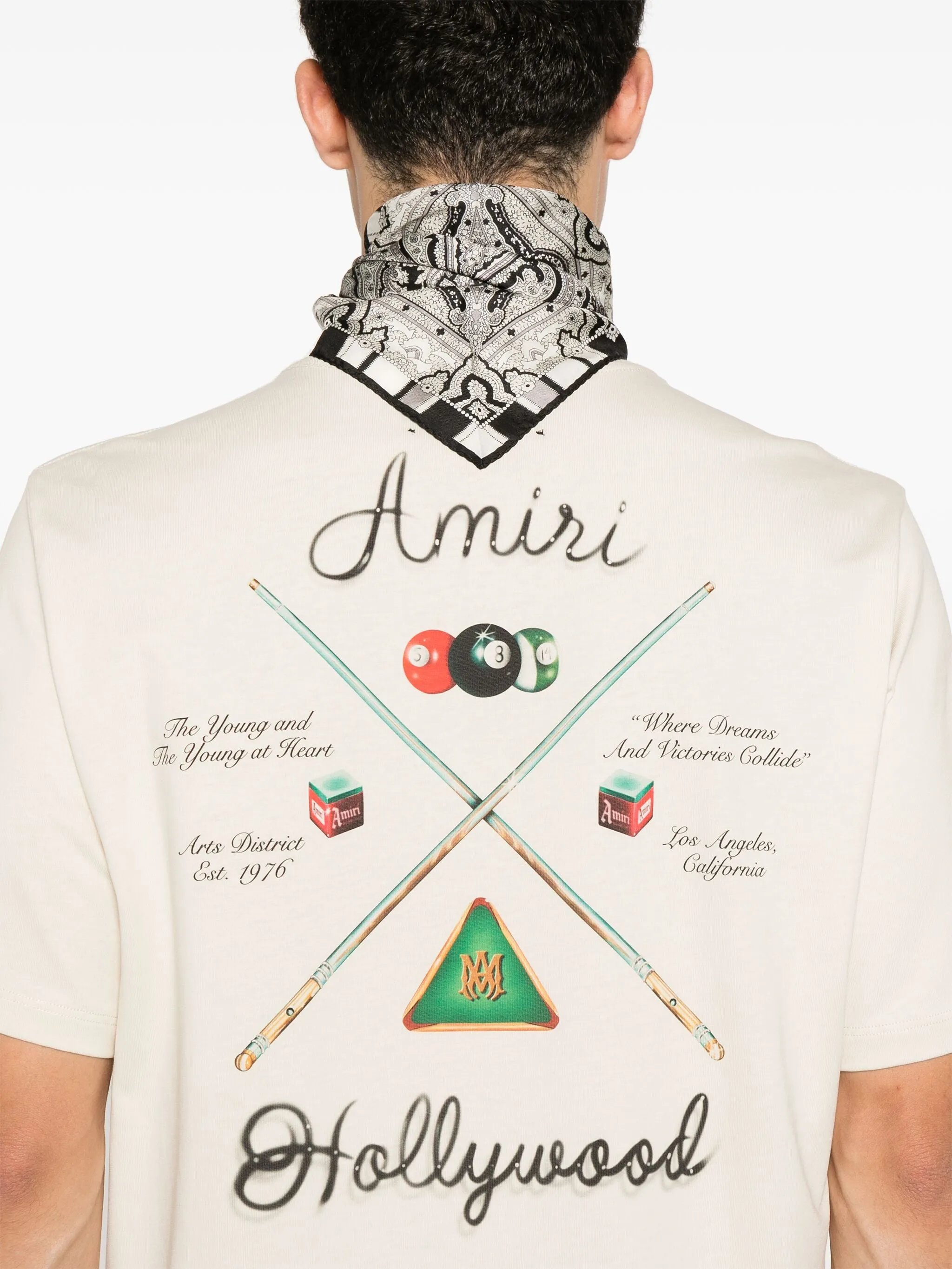 AMIRI - Herren Pool Cue T-Shirt Bekleidung_amiri