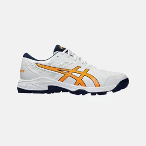Asics GEL-PEAKE 2 Unisex Cricket Schuhe - Weiß/Stadion Orange Asics Schuhe