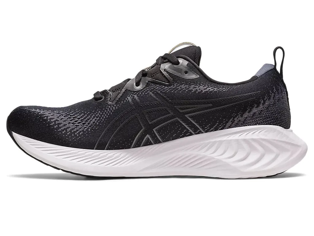 Asics Herren Gel Cumulus 25 Weite - Schwarz/Träger Grau (1011B620-002) Asics Laufschuhe