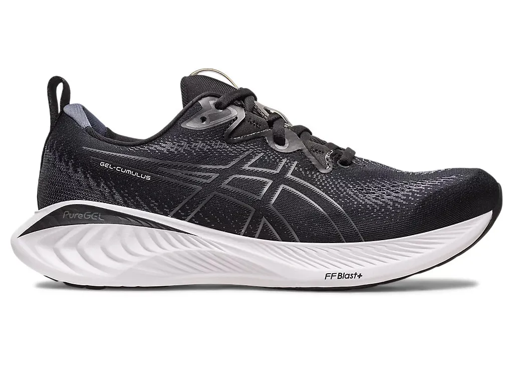 Asics Herren Gel Cumulus 25 Weite - Schwarz/Träger Grau (1011B620-002) Asics Laufschuhe