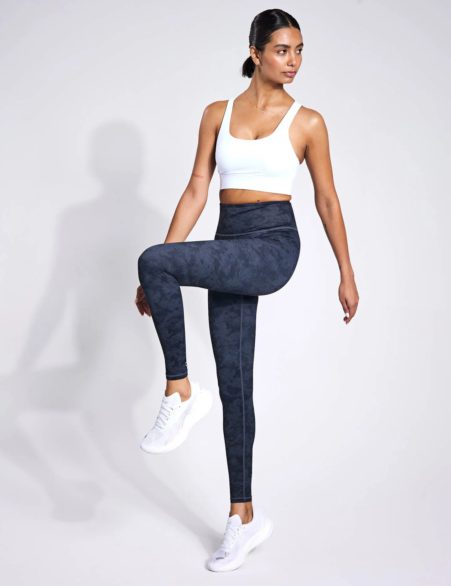 Astrid Ultra-Core Ganzbeinige Leggings - Schwarz Stuck