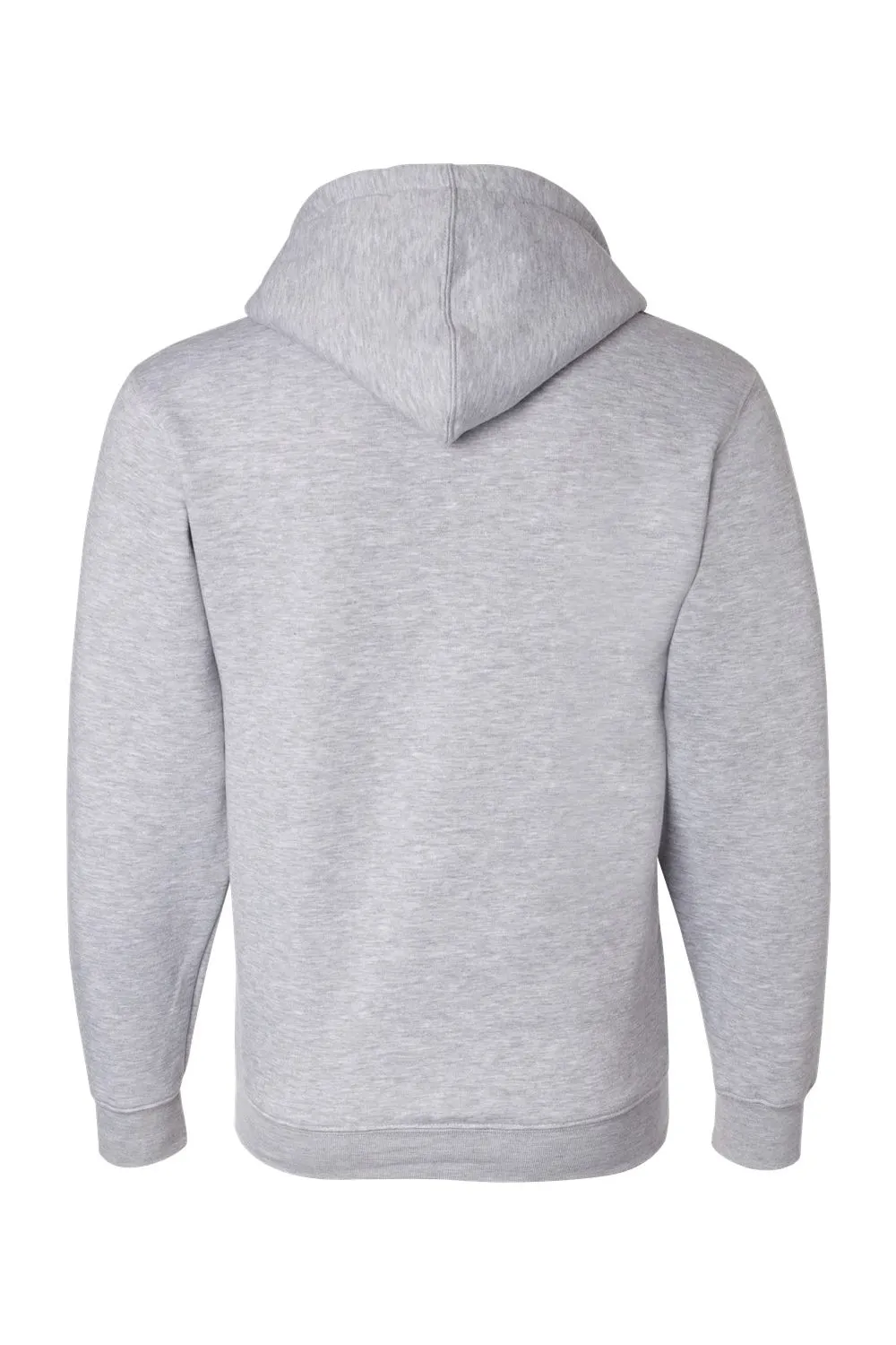 Bayside Herren USA Gemachter Kapuzenpullover mit Reißverschluss und Taschen - Dunkel Aschgrau