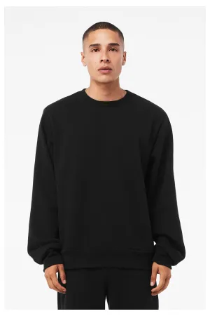 Bella   Canvas Herren Classic Crewneck Sweatshirt - Schwarz