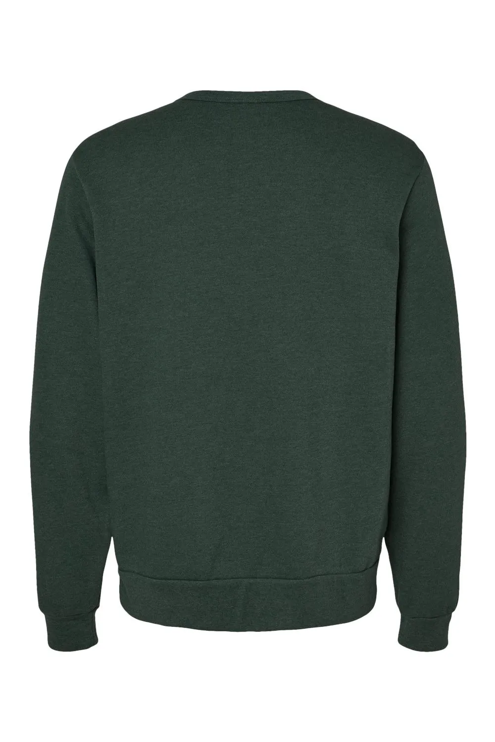 Bella   Canvas Herren Classic Crewneck Sweatshirt - Heather Forest Grün
