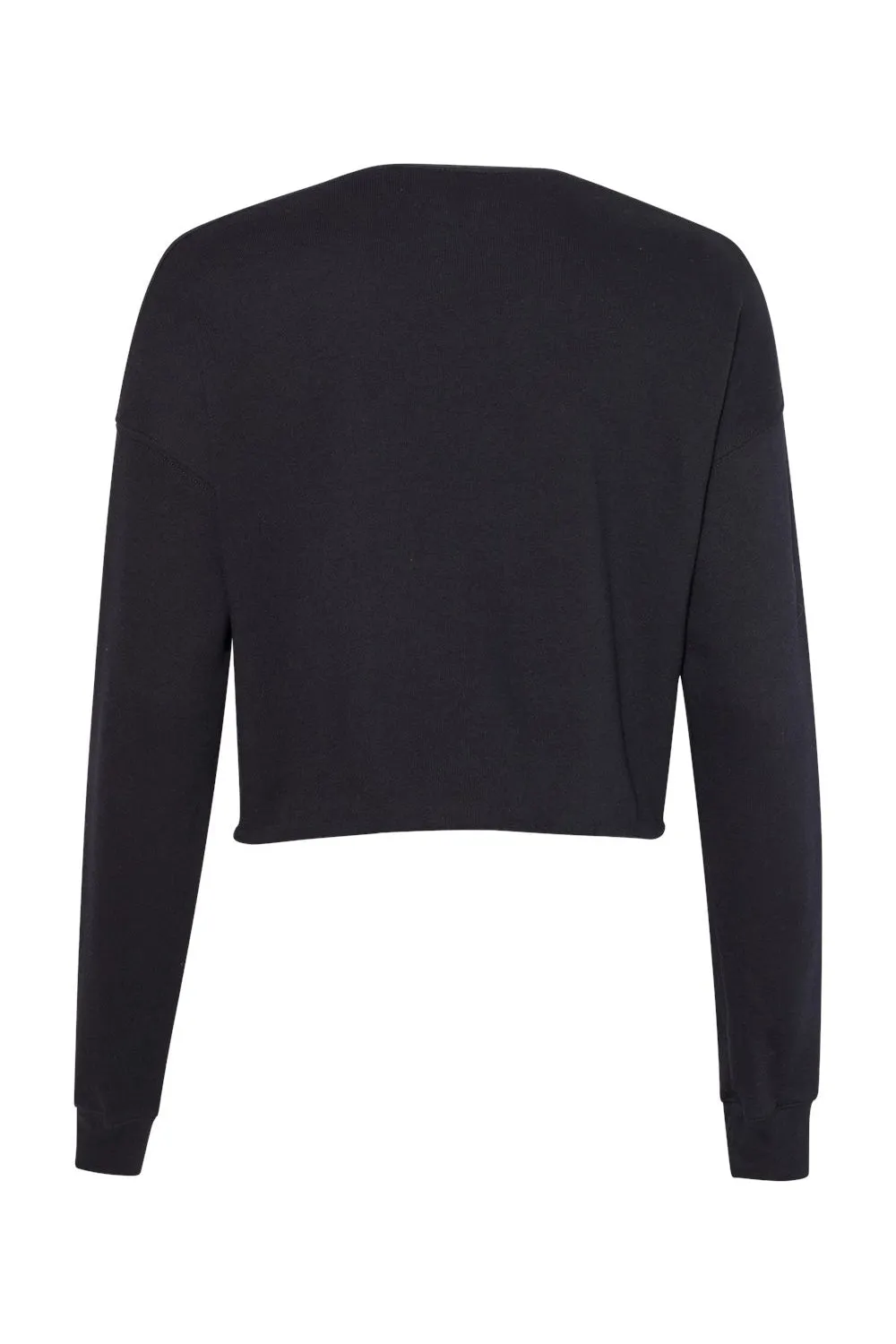 Bella   Canvas Damen Cropped Fleece Crewneck Sweatshirt - Schwarz