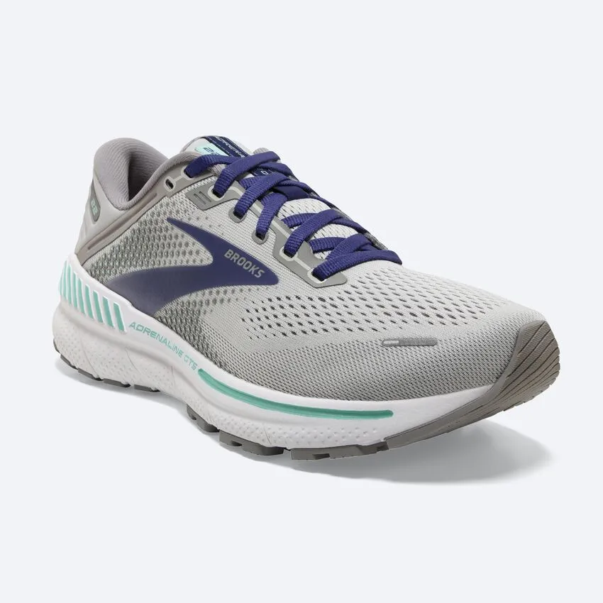 Brooks Damen Adrenaline GTS 22 Weite - Legierung/Grün/Blau (1203531D045) Brooks