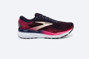 Brooks Womens Ghost 16 - Marineblau/Himbeere/Aprikose (1204071D422) Brooks
