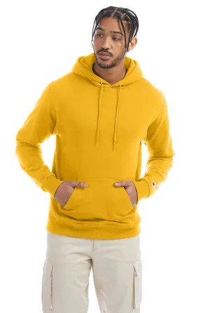 Champion Herren Double Dry Eco Feuchtigkeitstransportierende Fleece Kapuzenpullover Hoodie mit Kangaroo-Tasche - Gold