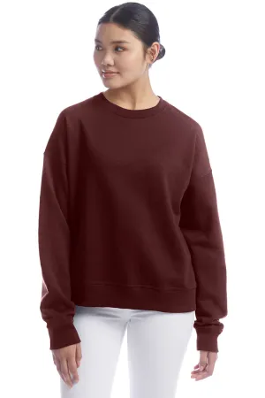 Champion Damen PowerBlend Crewneck Sweatshirt - Kastanienbraun