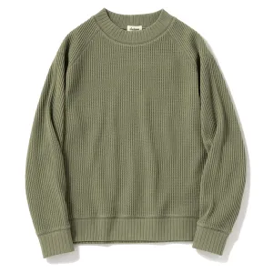 Kleidung Jackman Herren Jackman Waffle Midneck Olive