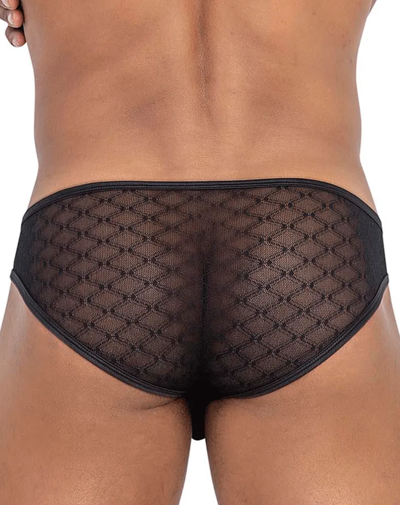 Bekleidung_Candyman_Herrenunterwäsche Candyman 99812 Mesh Slip Schwarz