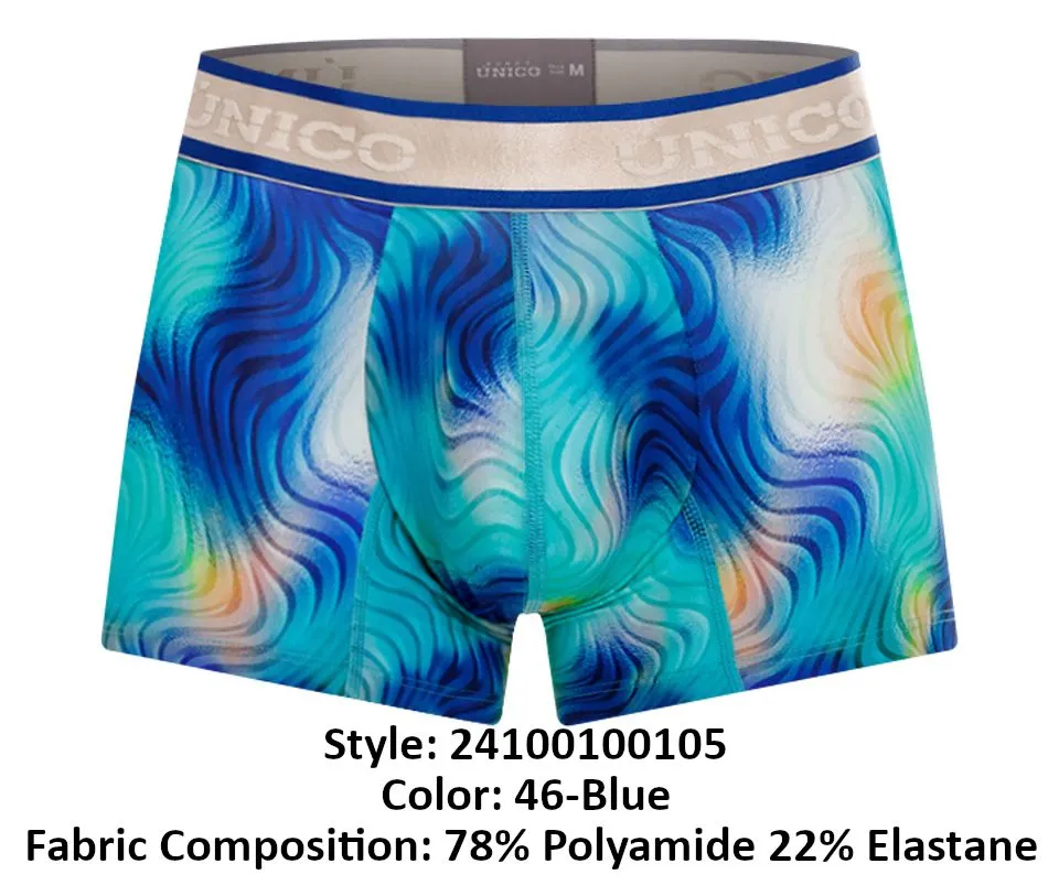 Bekleidung_Mundo Unico_Herrenunterwäsche Unico 24100100105 Moscatel Boxershorts Farbe 46-Blau