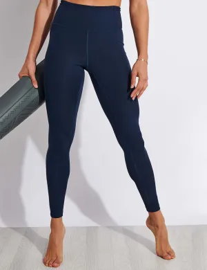 Kompressions-Hochtaillierte Leggings - Mitternacht