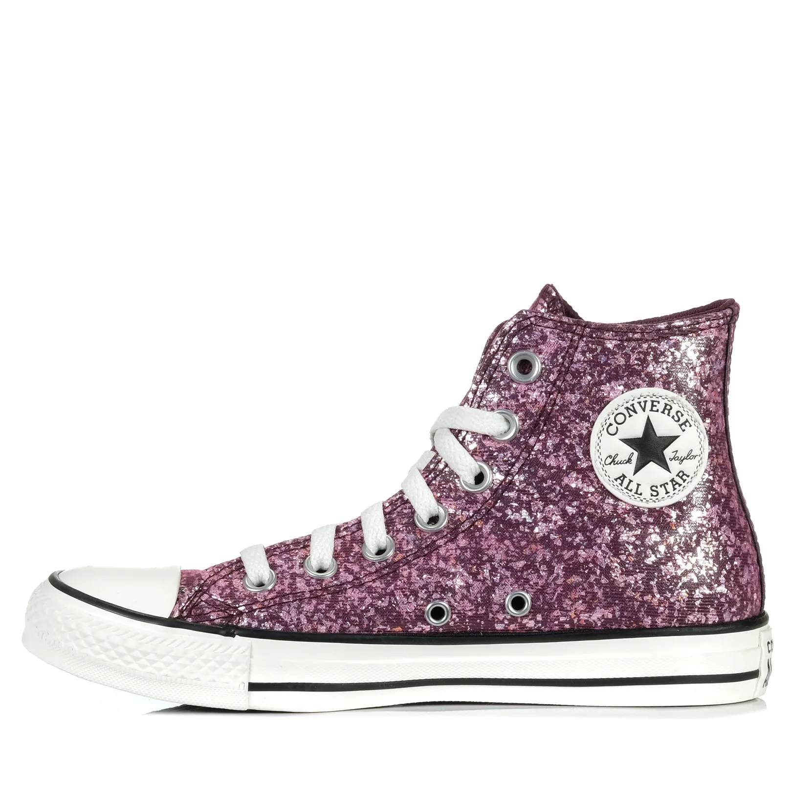 Converse CT All Star High Glitzerfetti Orchideen-Abyss