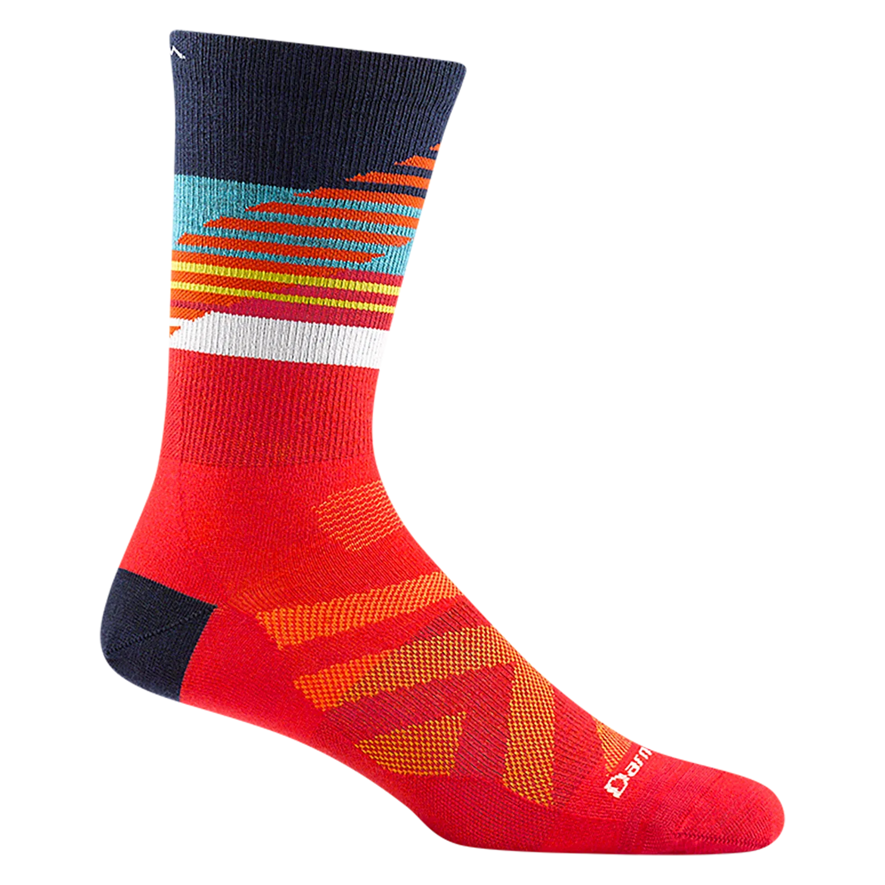 Darn Tough Socken Herren Lillehammer Nordic Boot Leichtgewicht Rot