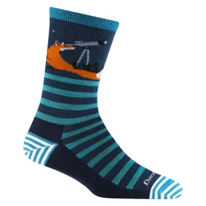 Darn Tough Socken Damen Animal Haus Crew Leichtgewicht Lifestyle Eclipse