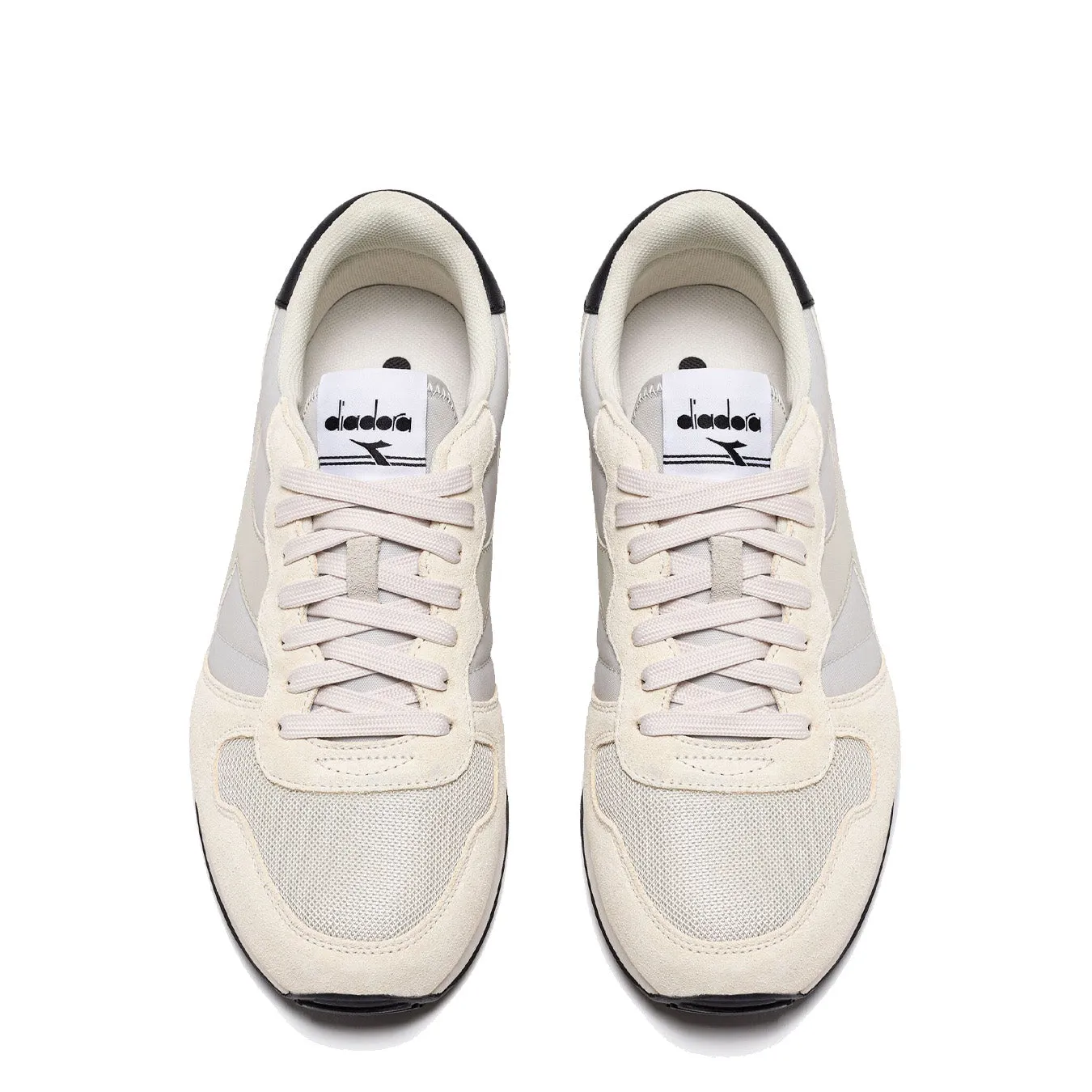 Diadora Damen Camaro Trainers Kristallgrau / Elfenbein Schuhe Diadora