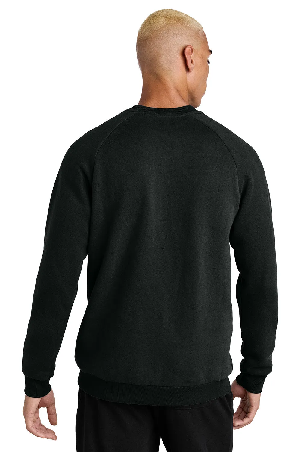 District Mens Cloud Fleece Crewneck Sweatshirt - Tiefschwarz