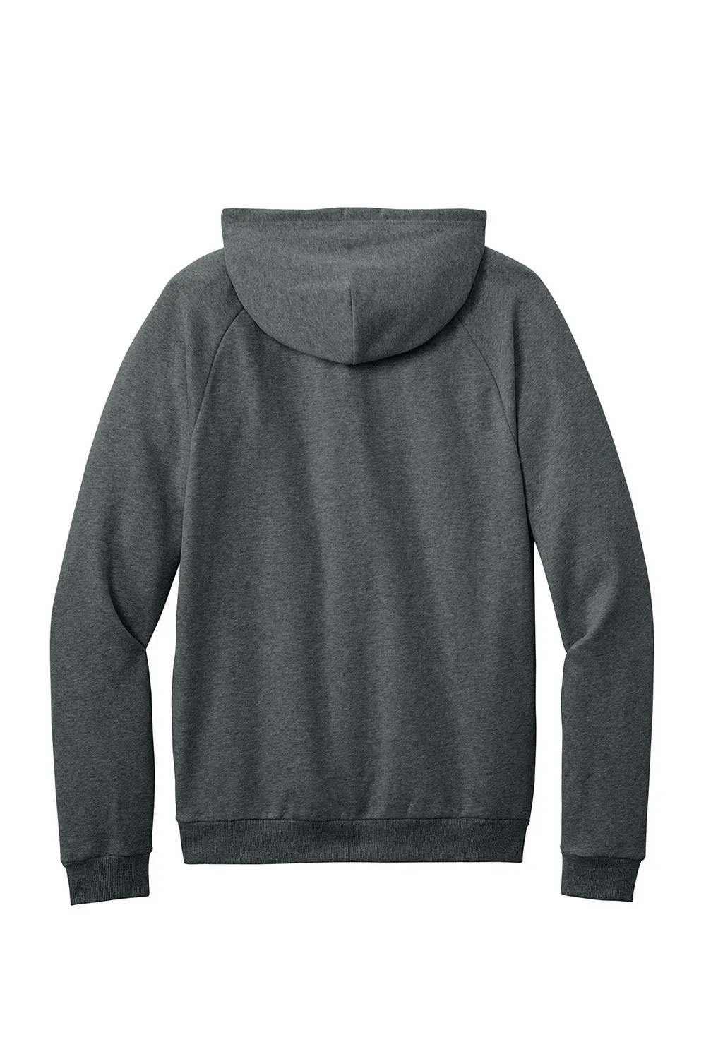 District Herren Cloud Fleece Kapuzenpullover mit Kangaroo-Tasche - Heather Charcoal Grau