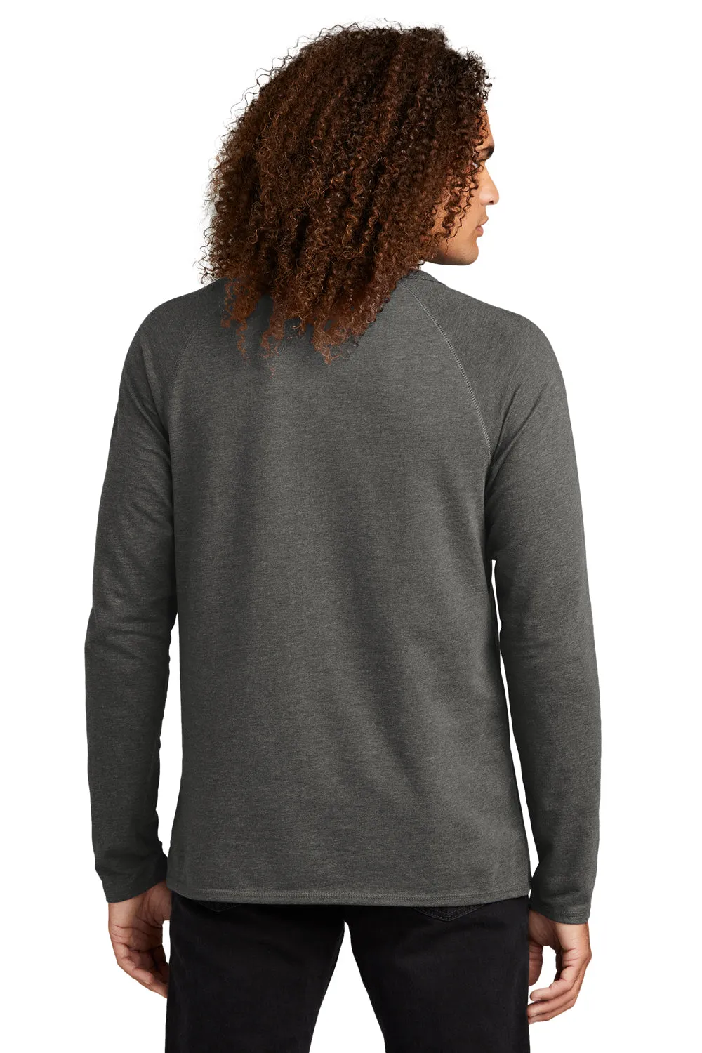 District Herren French Terry Crewneck Sweatshirt - Gewaschener Kohlegrau