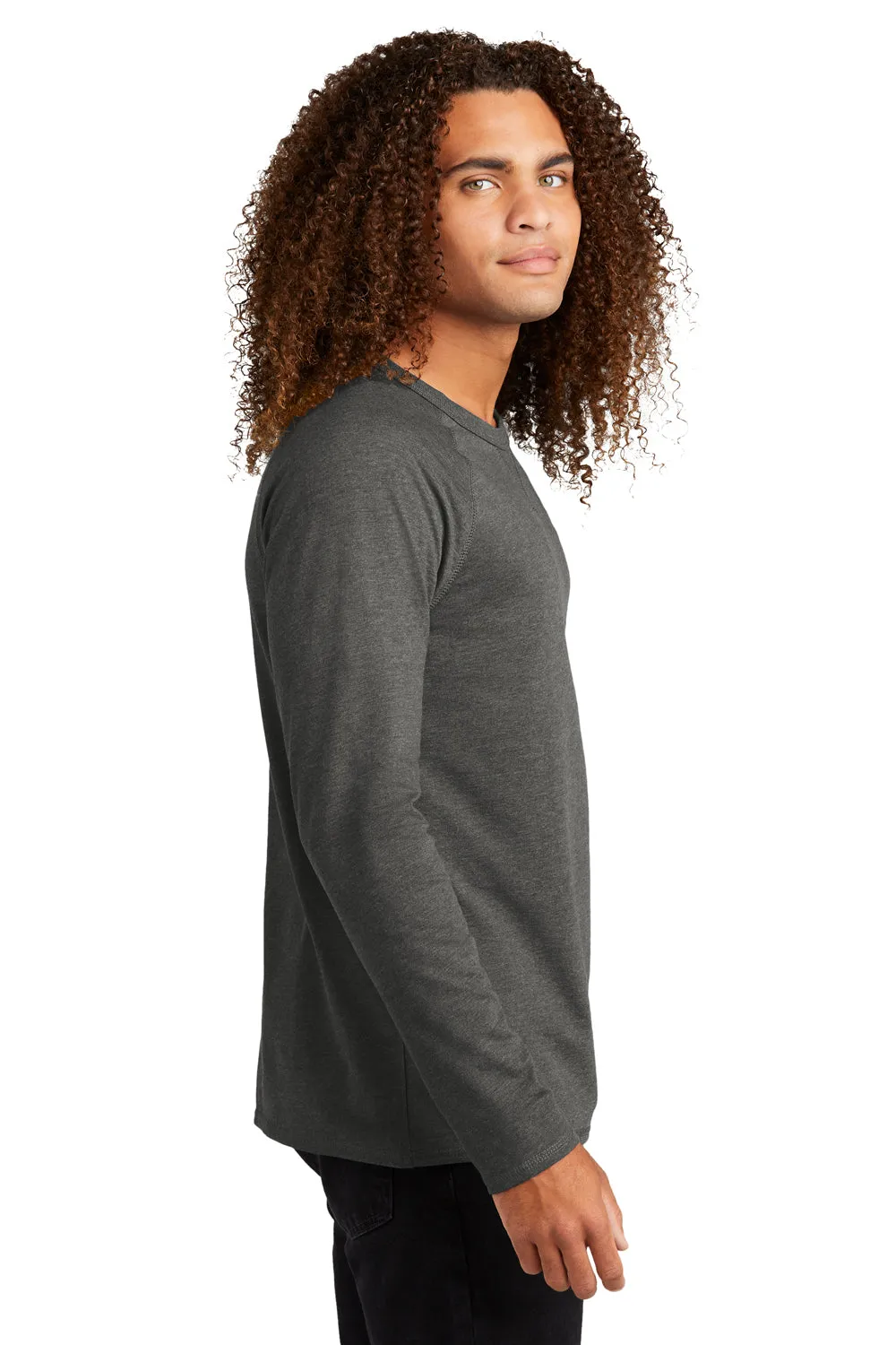 District Herren French Terry Crewneck Sweatshirt - Gewaschener Kohlegrau