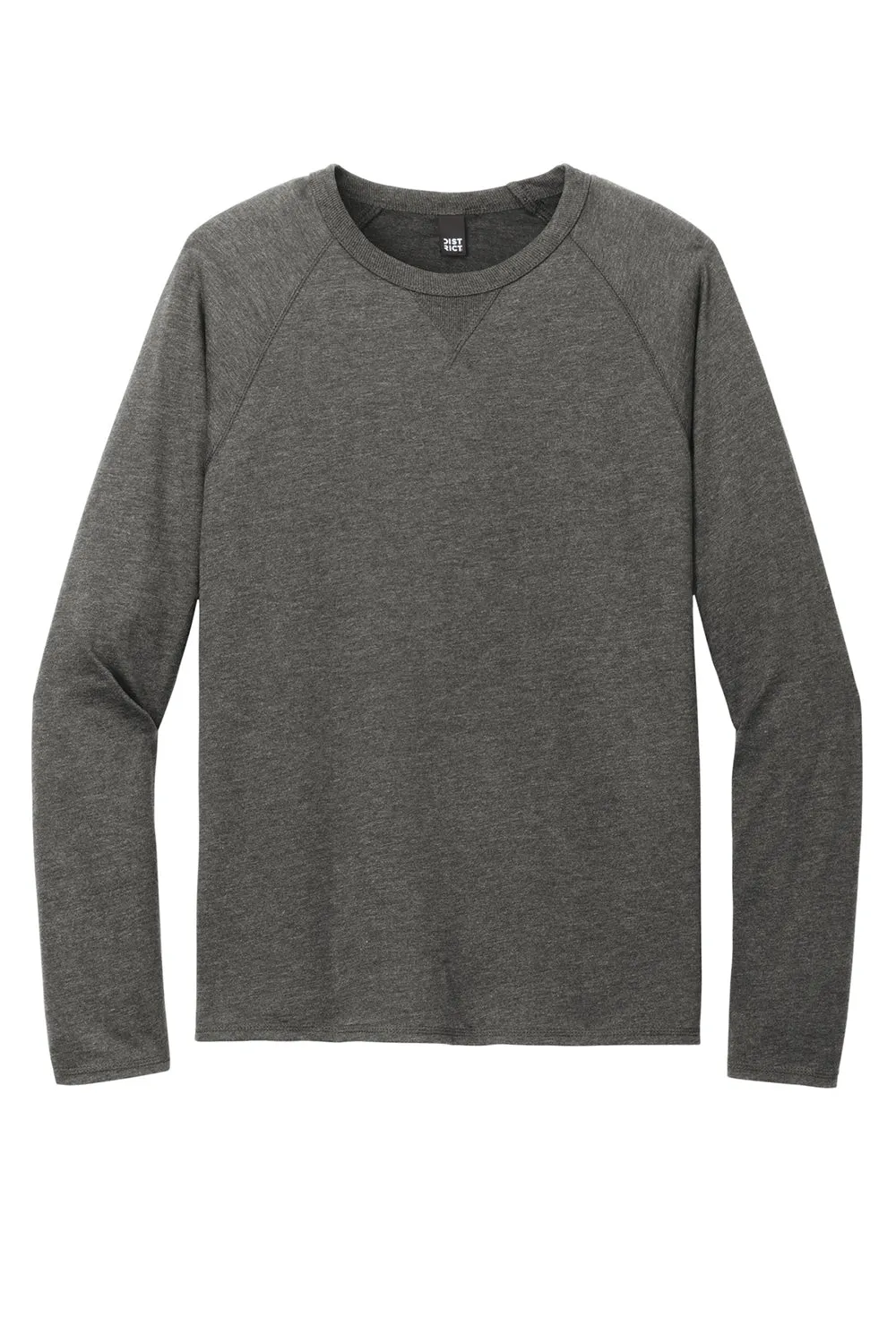 District Herren French Terry Crewneck Sweatshirt - Gewaschener Kohlegrau