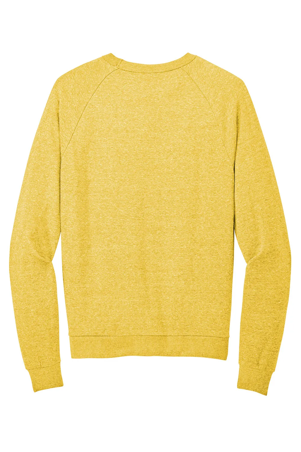 District Herren Perfektes Tri-Fleece Rundhalspullover - Meliertes Ockergelb