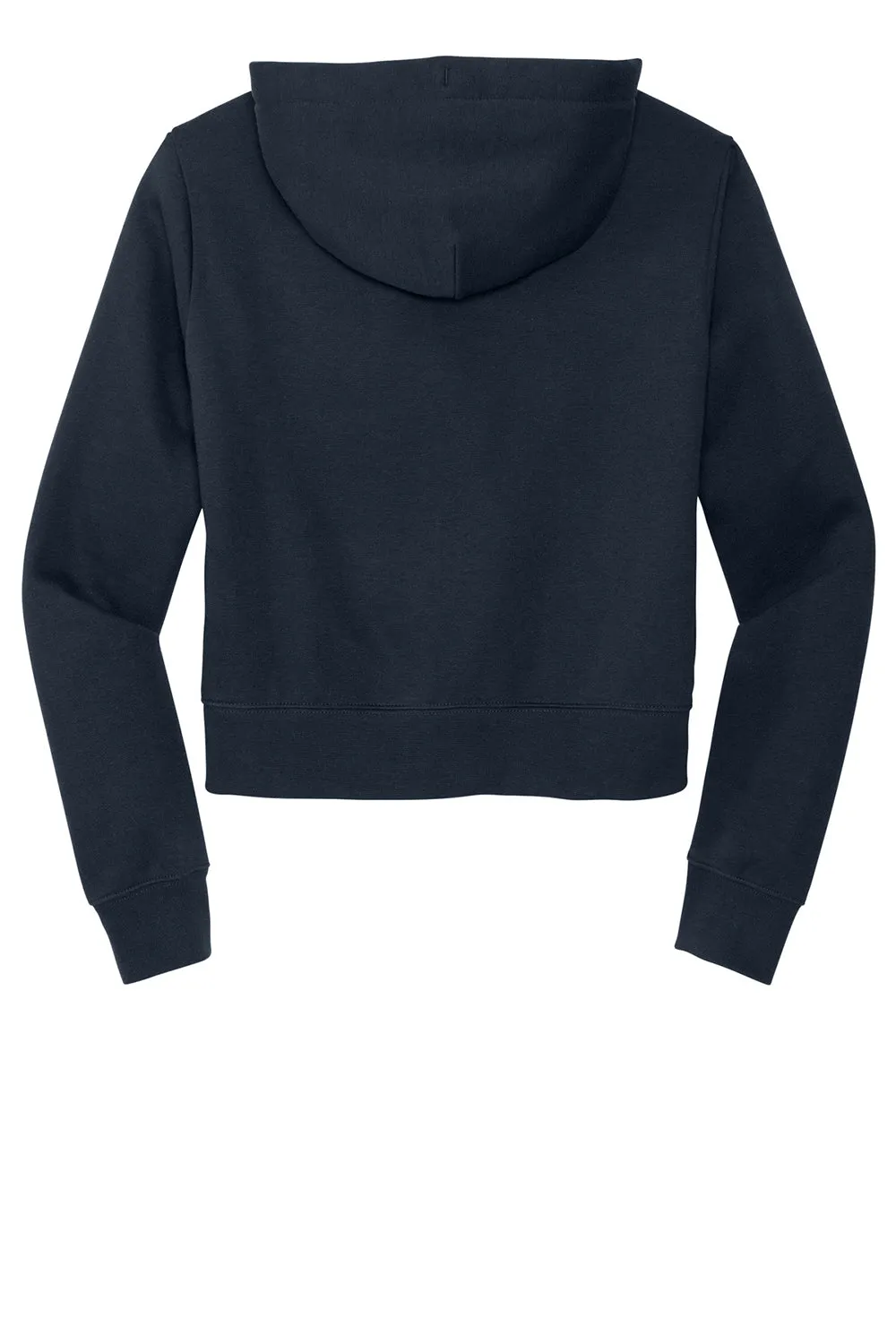 Damen Fleece Kapuzenpullover mit Reißverschluss und Taschen von District W.I.T. - Neu in Marineblau