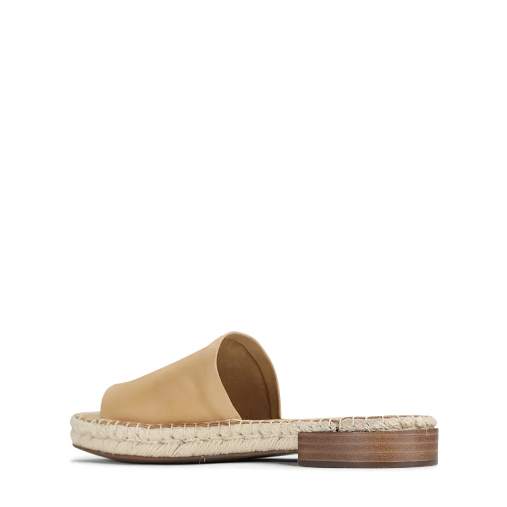 ESP LEDER ESPADRILLE SLIDE