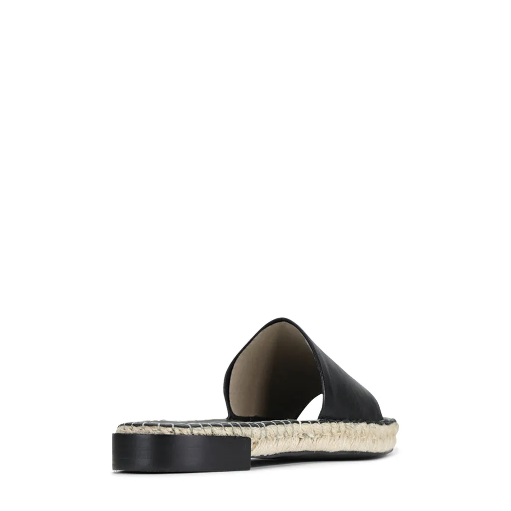 ESP LEDER ESPADRILLE SLIDE