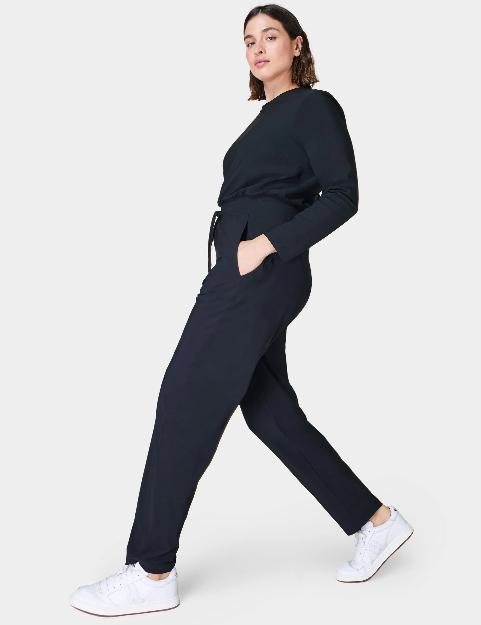 Explorer Langarm-Overall - Schwarz