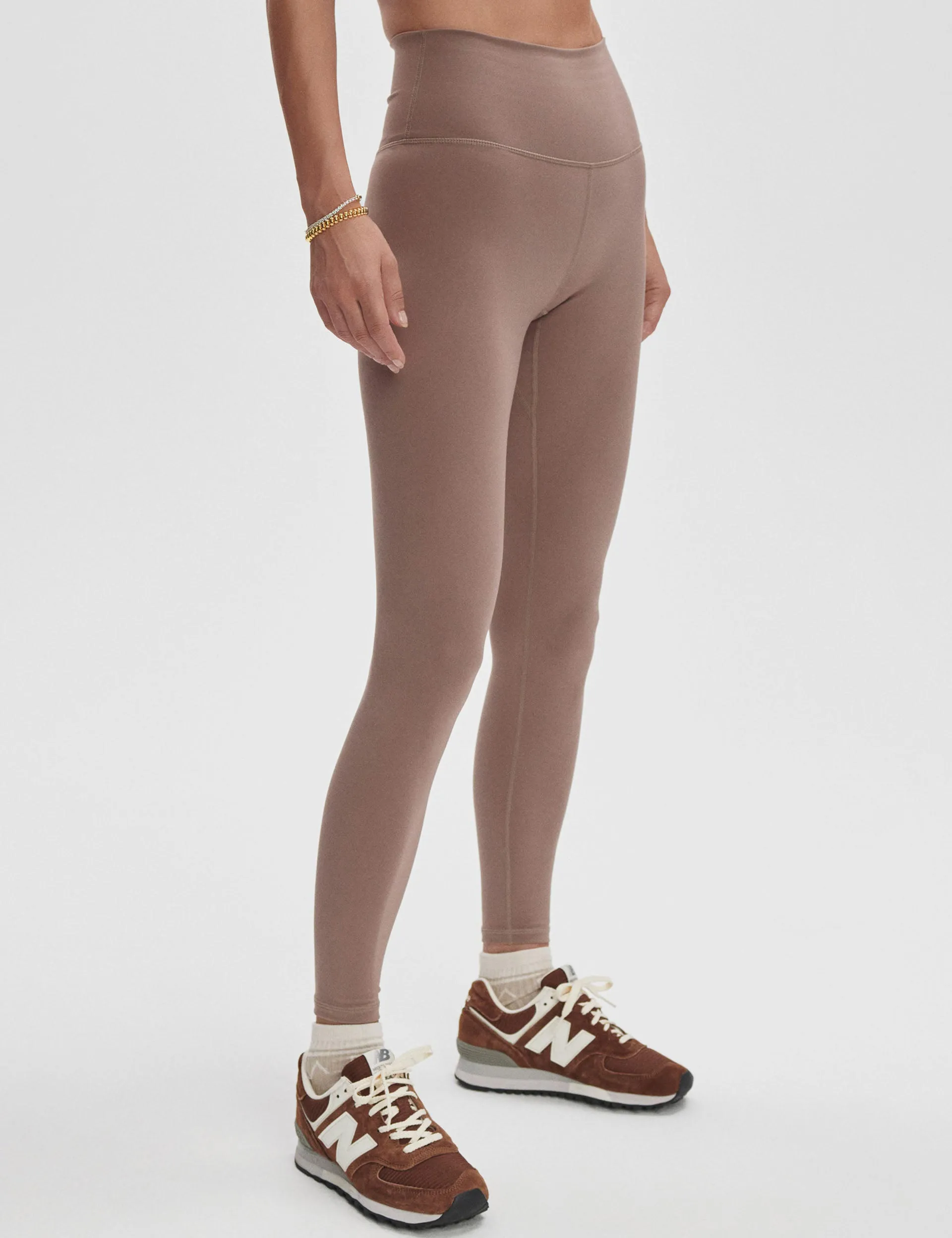 FreeSoft High Waisted Legging 27 - Dunkles Taubenbraun