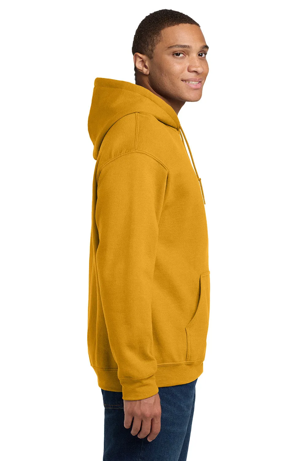 Gildan Herren Kapuzenpullover mit pillenresistentem Material und Kangaroo-Tasche - Gold
