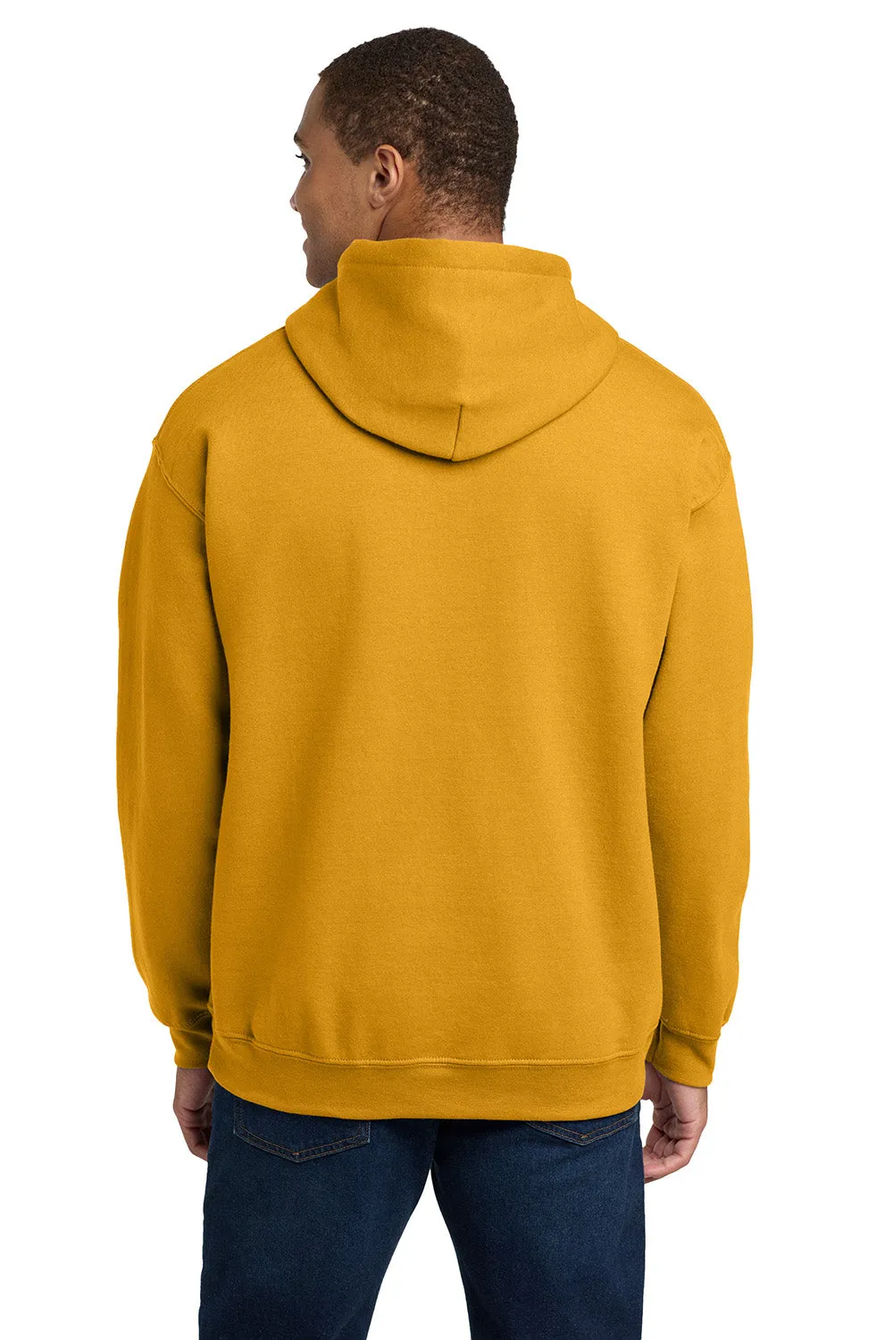 Gildan Herren Kapuzenpullover mit pillenresistentem Material und Kangaroo-Tasche - Gold