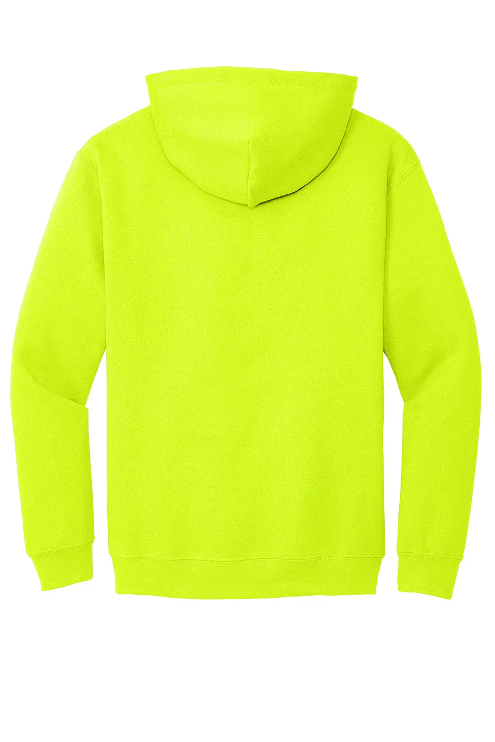 Gildan Herren Kapuzenpullover mit pillenresistentem Stoff und Kangaroo-Tasche - Sicherheitsgrün