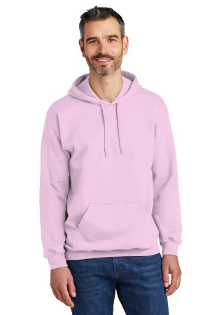 Gildan Herren Softstyle Kapuzenpullover Hoodie mit Kangaroo-Tasche - Hellrosa