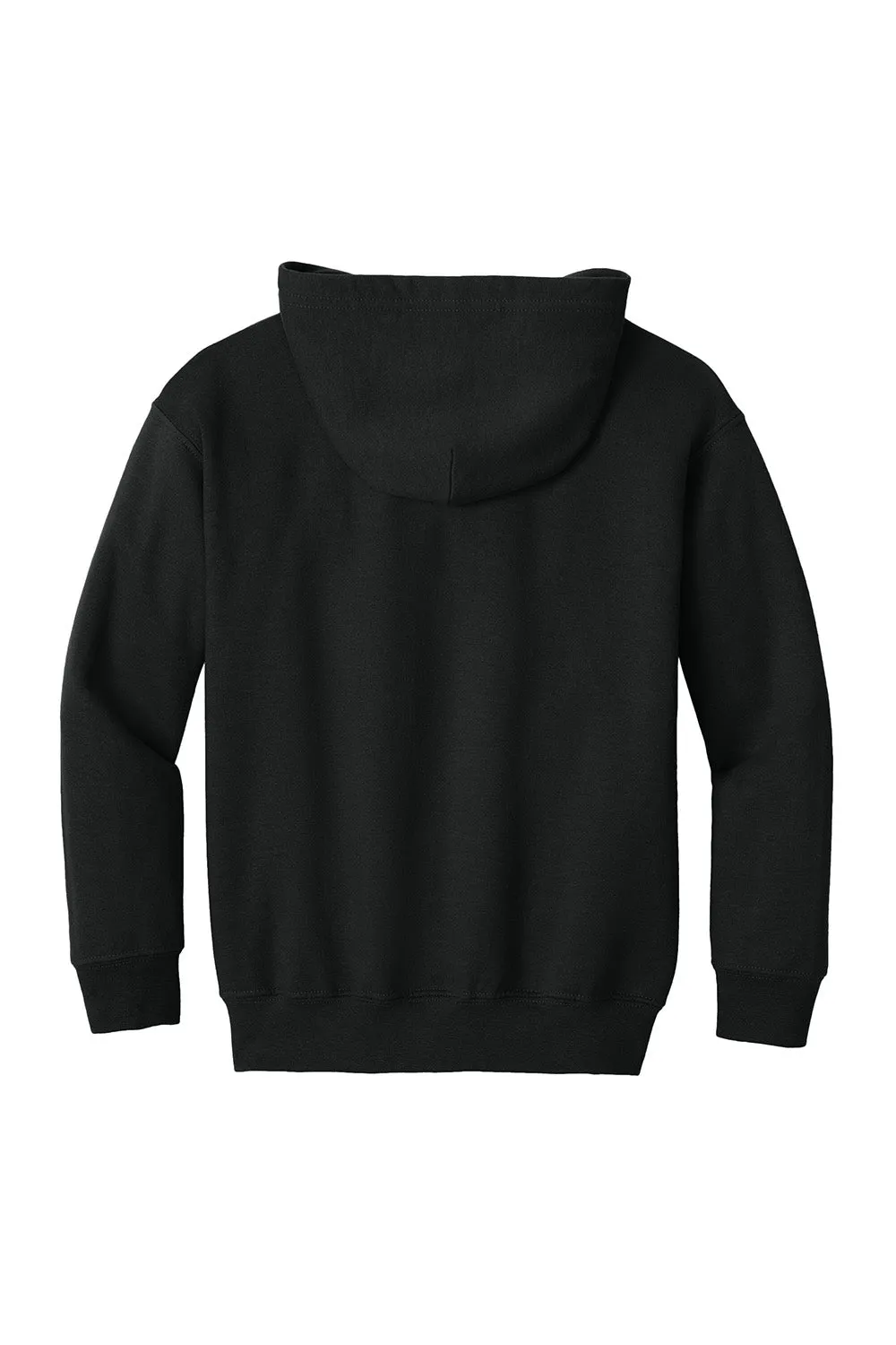 Gildan Jugend Heavy Blend Kapuzenpullover mit Reißverschluss und Taschen - Schwarz