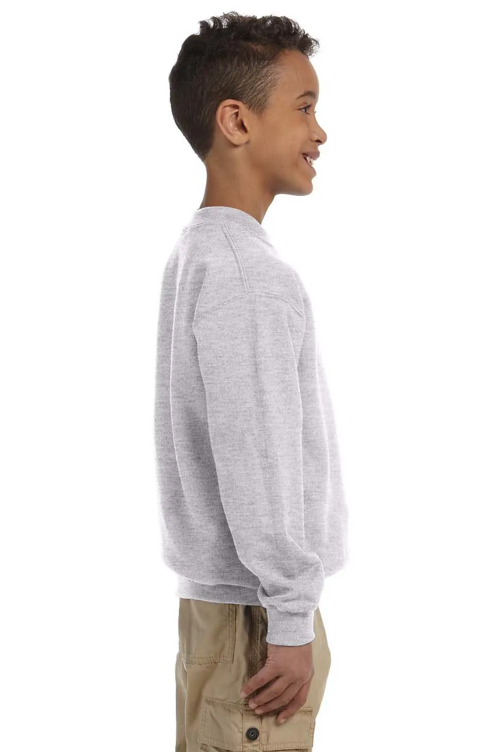 Gildan Youth Pill Resistant Fleece Crewneck Sweatshirt - Sportgrau