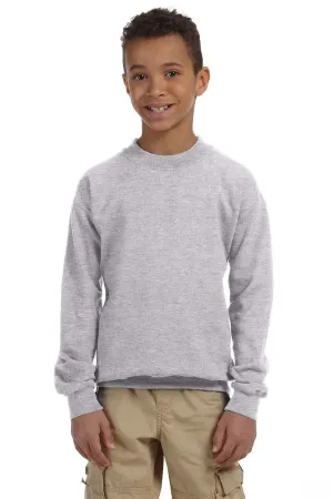 Gildan Youth Pill Resistant Fleece Crewneck Sweatshirt - Sportgrau