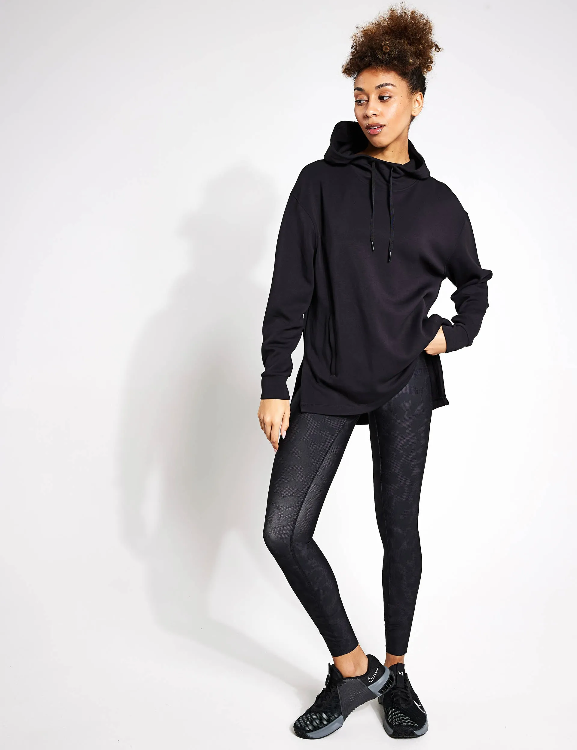GO MOVE LEGGING MIT PRINT - SCHWARZ